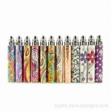Electronic Cigarette Batteries, 650/1,100mAh Capacity and OEM Orders Welcomed